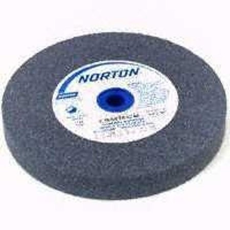 NORTON CO Grinding Wheel, 5 in Dia, 1 in Arbor, Medium, Aluminum Oxide Abrasive 88210